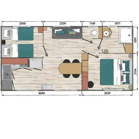 キャンプ場 Club L'air Marin 4*
